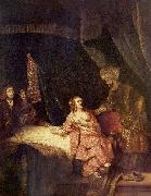 Joseph wird von Potiphars Weib beschuldigt Rembrandt Peale